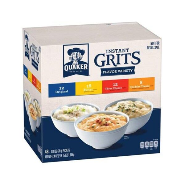 Quaker Instant Grits, 4 Flavor Variety Pack